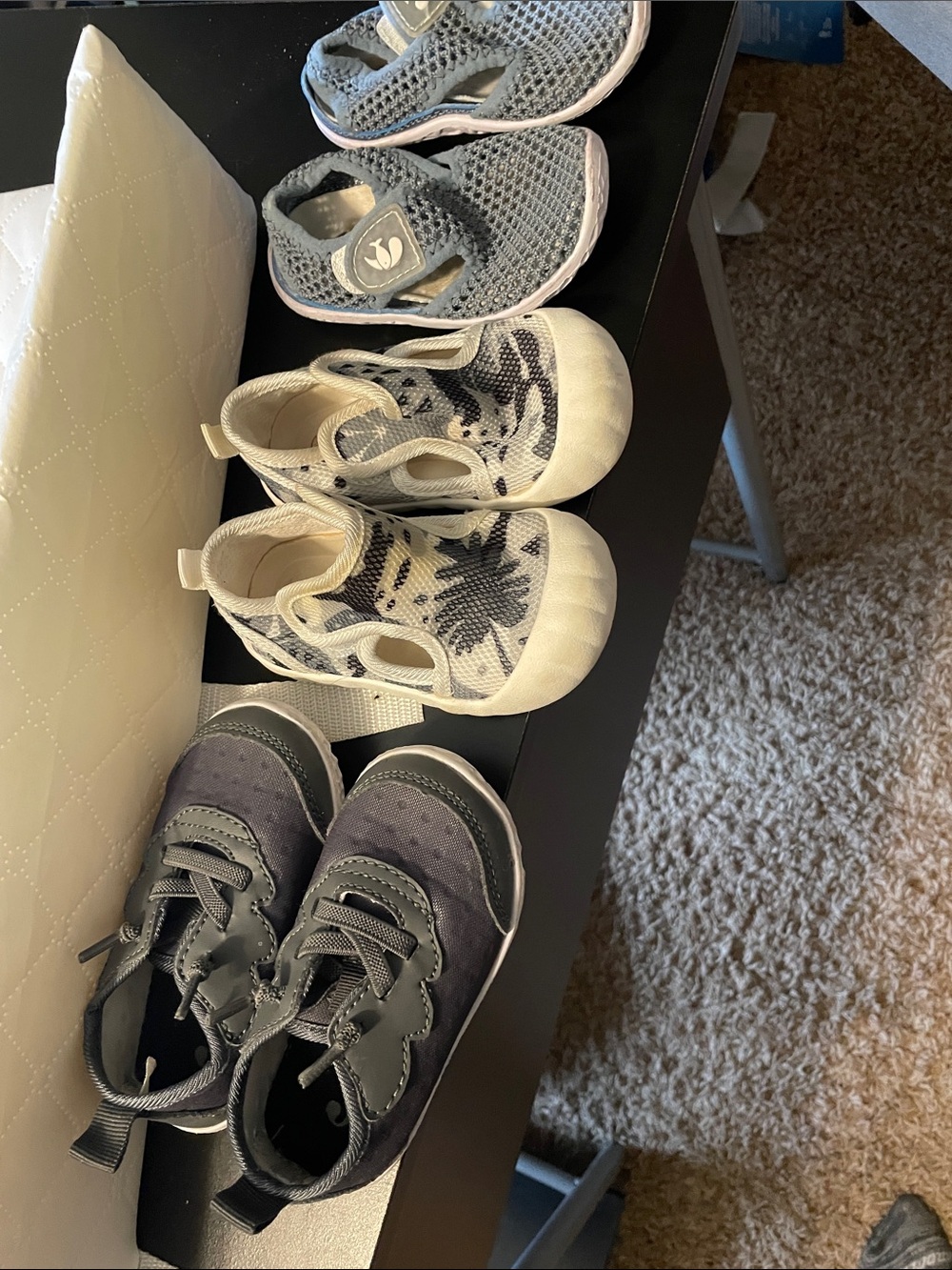 Toddler Casual Sneakers Bundle in Gray and White - Comfortable Everyday Shoes